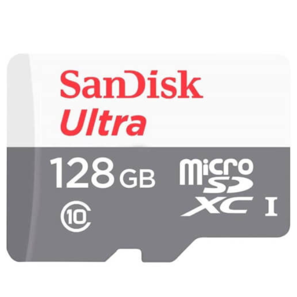 SanDisk 128GB Ultra MicroSDHC SDSQUNR-128G-GN6MN כרטיס זיכרון