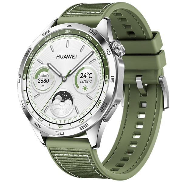 שעון חכם HUAWEI WATCH GT 4 46mm Green Woven Strap