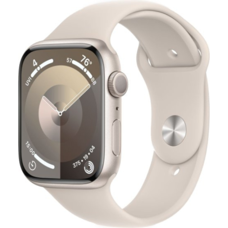 שעון חכם צבע שמפניה Apple Watch Series 9 45mm Aluminium Case Sport Band GPS