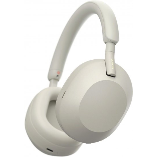 אוזניות פרימיום מקצועיות מבטלות רעש צבע כסוף Sony WH-1000XM5